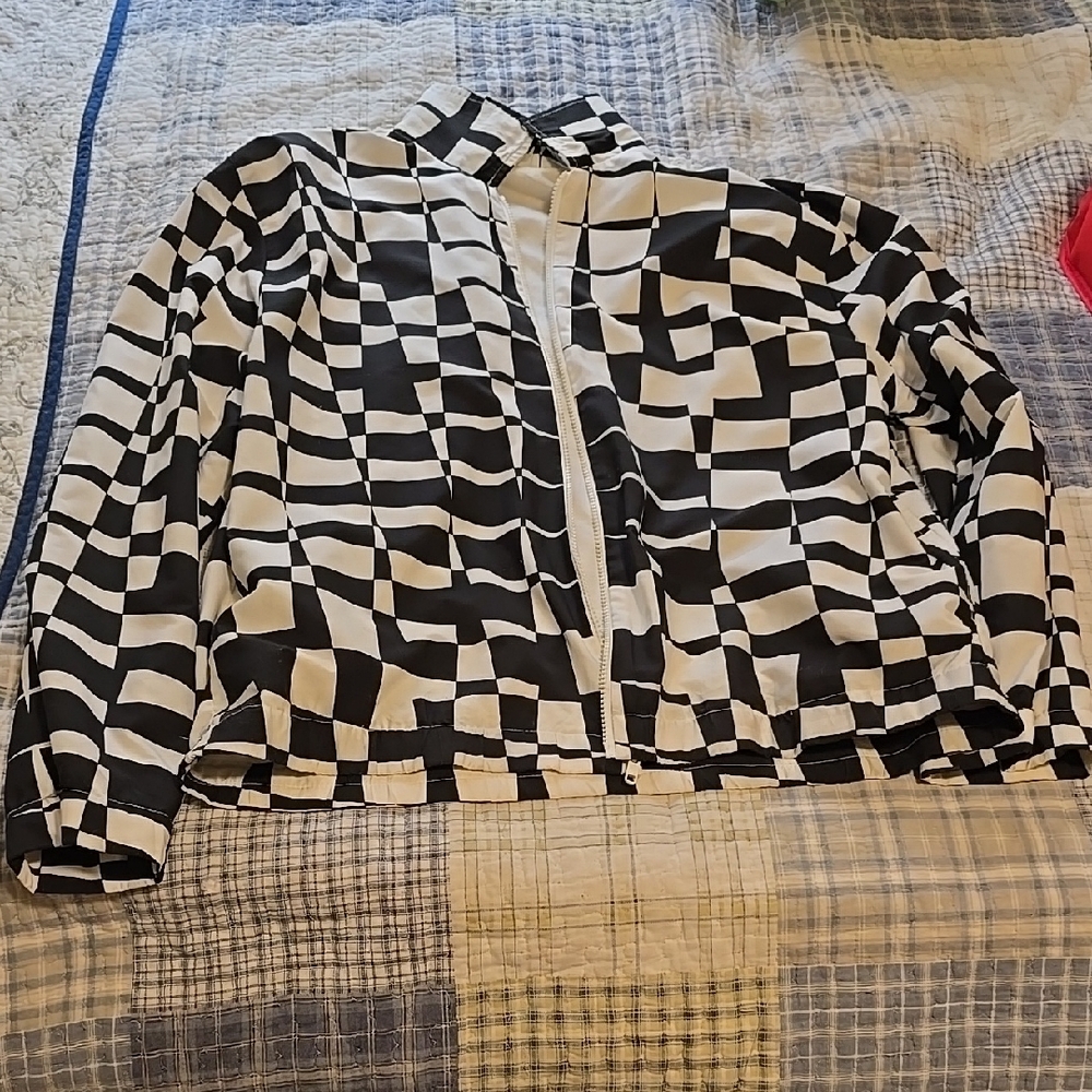 Stylish Black and White Women's Jacket
